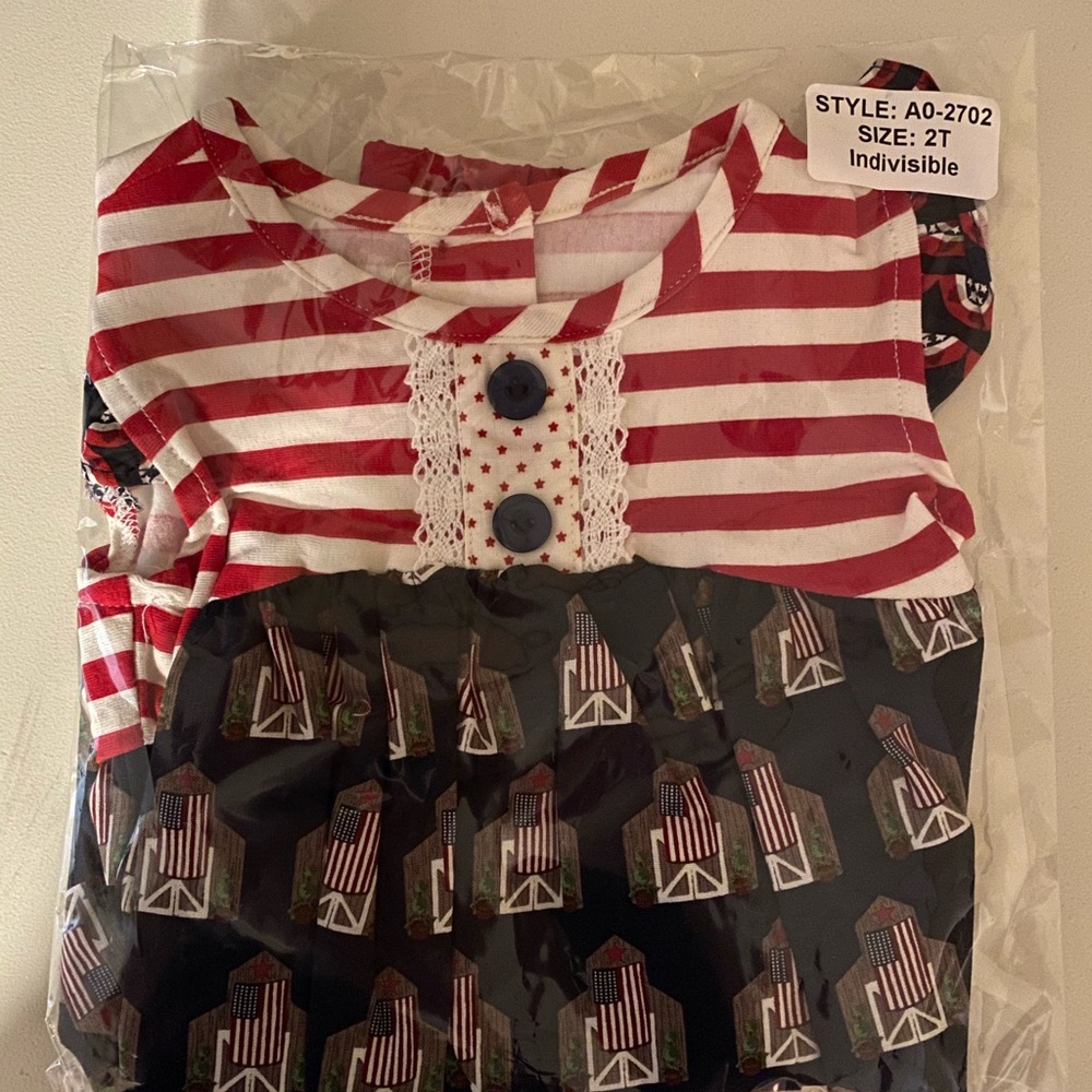 RicRac and Ruffles toddler outfit 2T